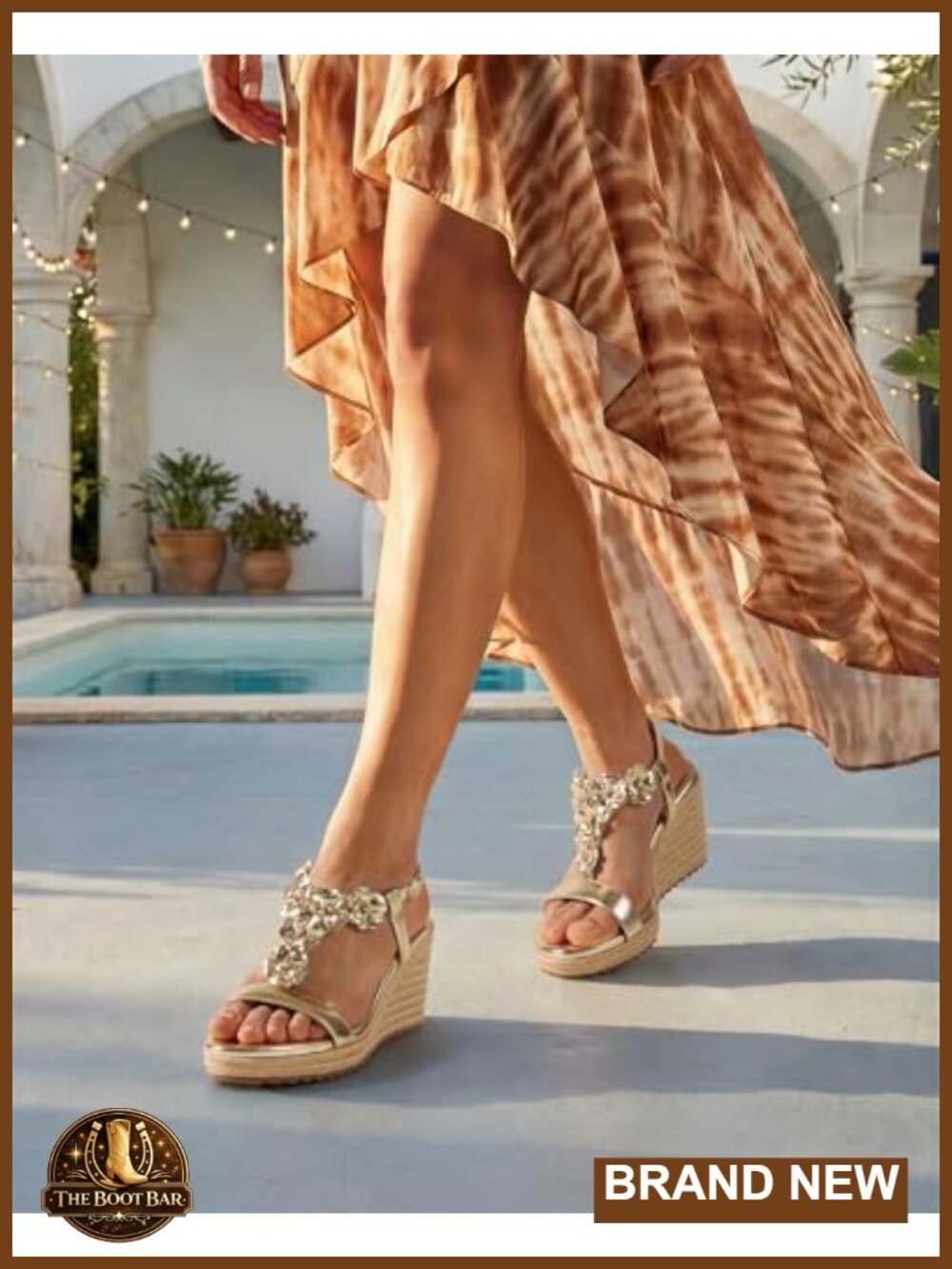Espadrille Wedge Sandals Open Toe Flower T Strap High Heel Platform PU - Picture 4 of 5